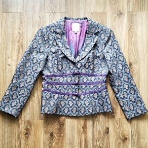 Nanette Lepore Floral Brocade Jacket